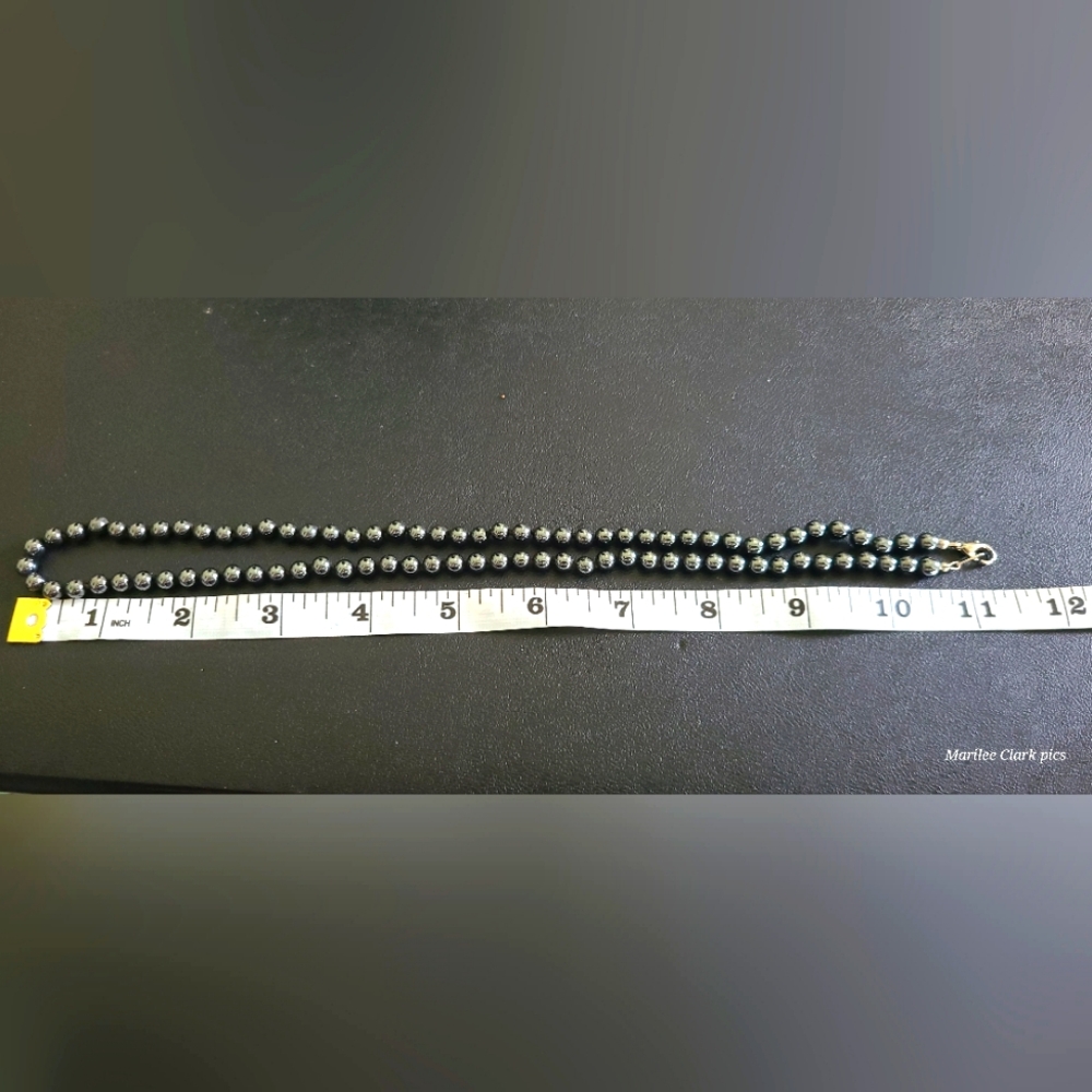 Hand Crafted Hematite Necklace